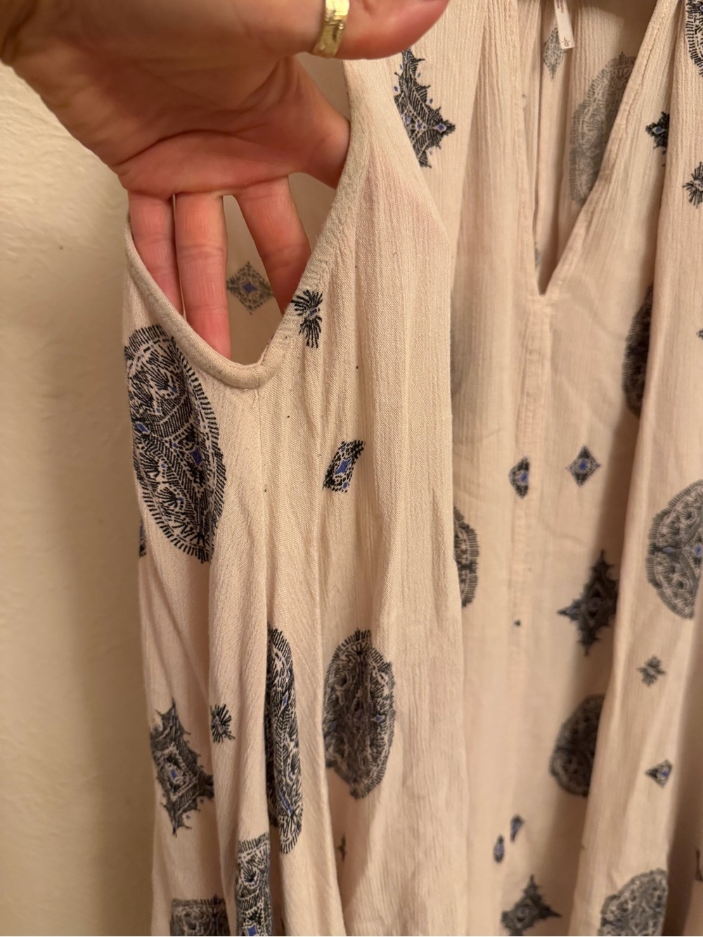 Free People tree swing medallion tunic mini dress - Picture 4 of 9